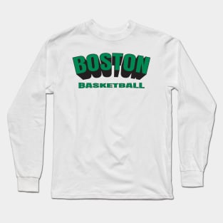 Boston Basketball Long Sleeve T-Shirt